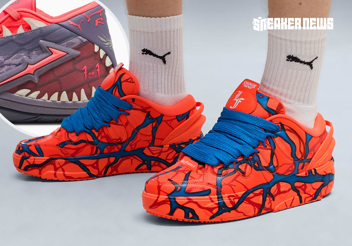 Stranger Things x PUMA LaFrancé on feet